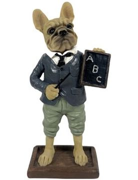Statuetten Und Figuren Bulldogge Professor Hund Einheitsgrösse