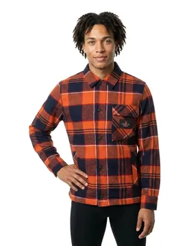 Chemise à Manches Longues Padded Overshirt Eclipse / Rooibos M