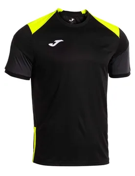 T-shirt à Manches Courtes Danubio Black / Fluor Yellow M - Joma - FashionsVida