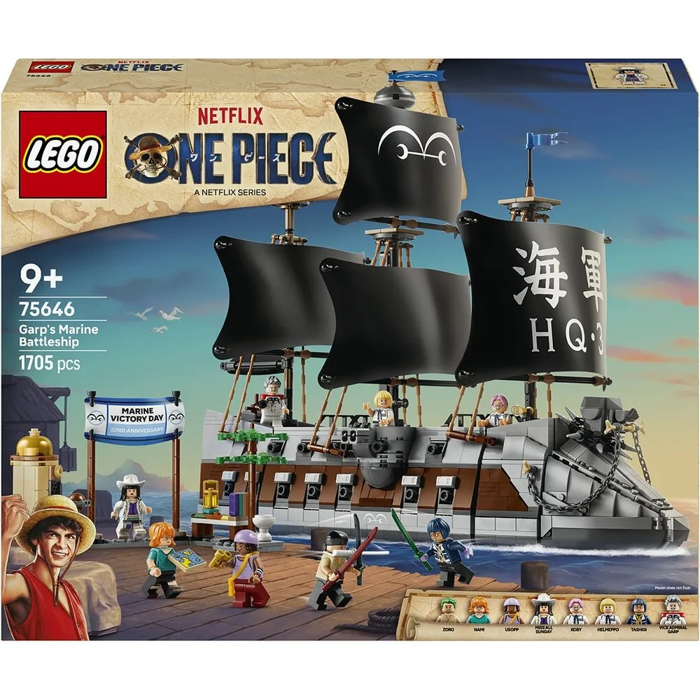 Juego de construcción Barco de la Marina de Garp - ONE PIECE - 75646 - Lego - FashionsVida