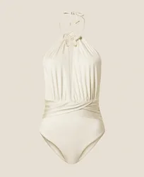 Maillot de bain une pièce avec broche en crochet