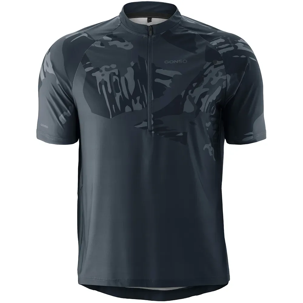 Maglia A Maniche Corte Adventure 3/ Zip Outerspace - Gonso - FashionsVida