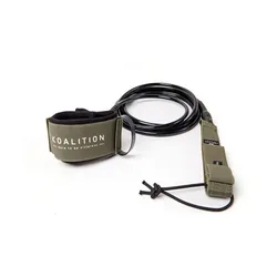 Leash De Surf 8´0`` X 7mm Regular Army Black One Size unisex