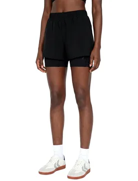 Pantaloni Corti Hiit Intensity 2 In 1 Black XL - Hummel - FashionsVida