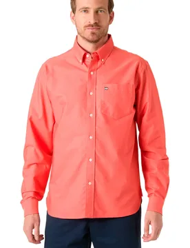 Shore camisa manga larga hombre Rojo (S) - Helly Hansen - FashionsVida