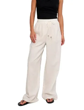 Pantaloni 21012230 Wide Leg White S-M