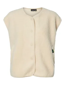 PCKATTY TEDDY VEST NOOS BC female - L - FashionsVida