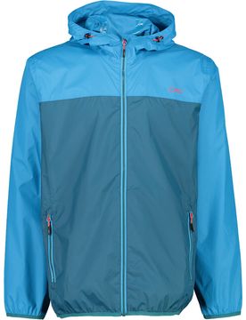 Man jacket rain fix hood chubasquero hombre Verde (48)