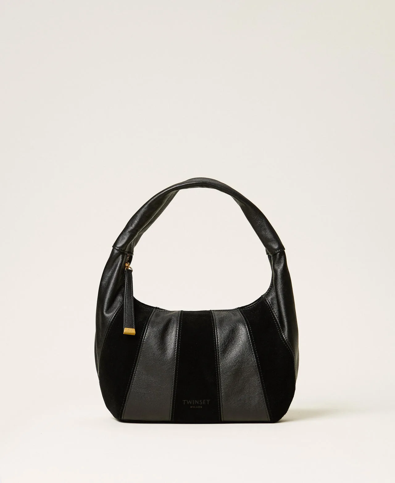Besace en cuir velours et cuir - TWINSET - FashionsVida