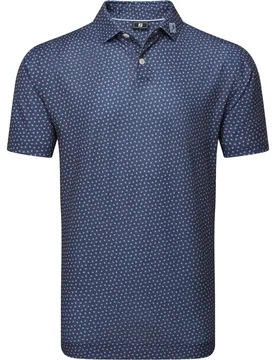 Polo Bounce Print Pique, navy xxl - FootJoy - FashionsVida