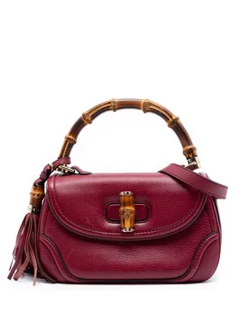 Medium Leather New Bamboo Satchel - Gucci - FashionsVida