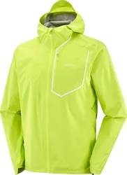 Veste imperméable et coupe-vent de trail - Bonatti Pro Jkt M Acid Lime - Taille S - Jaune