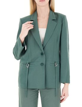 Blazer monopetto PETROLIO 44