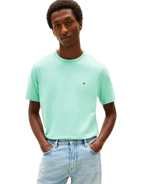 T-shirt à Manches Courtes Ess Seasonal Arctic Aqua M - Tommy hilfiger - FashionsVida