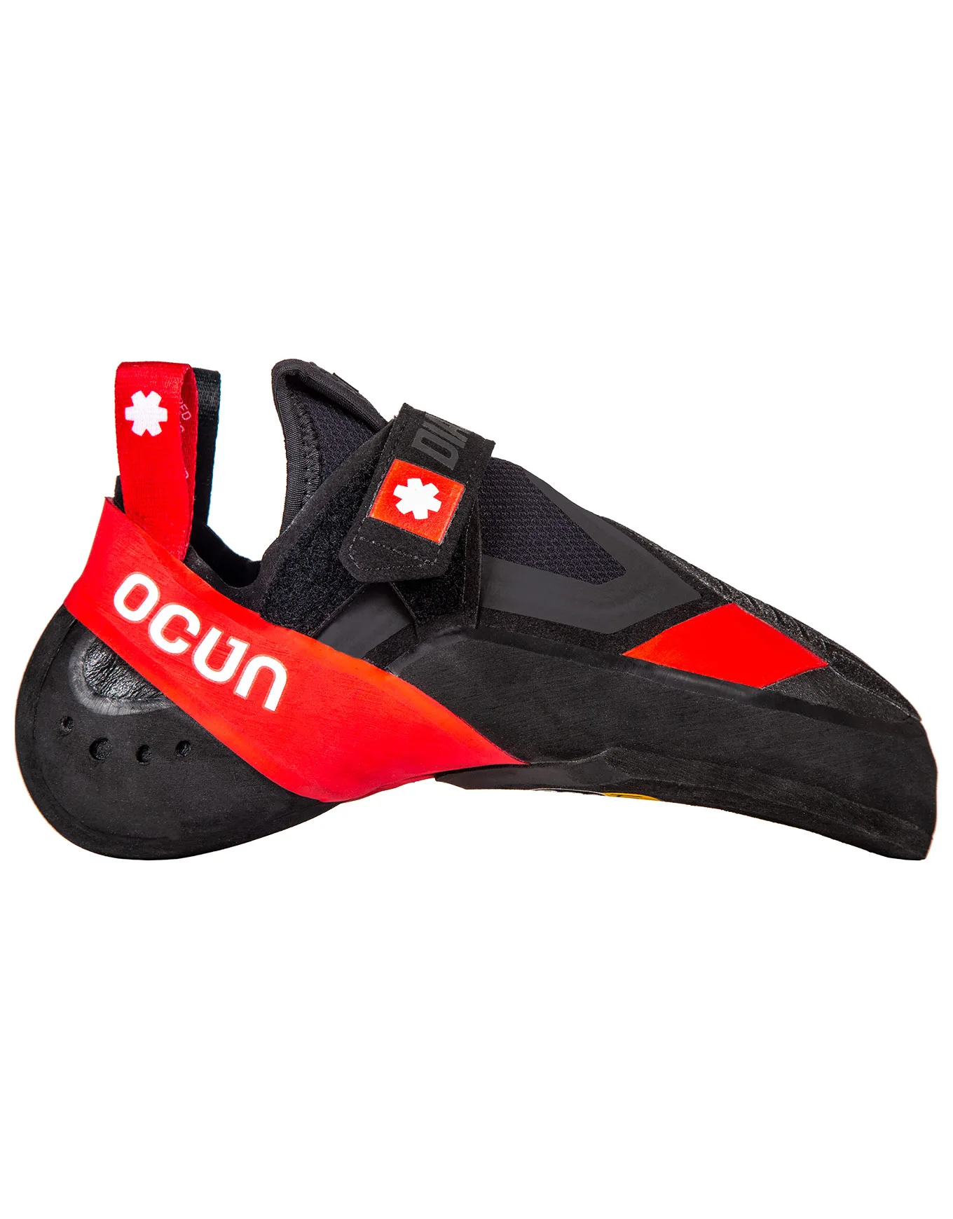 Chaussons d'escalade - Diamond S Black - Taille 41 - Rouge - Ocun - FashionsVida