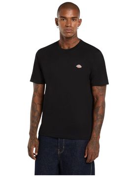 T-shirt Mapleton Nera in Cotone con Logo Regular Fit