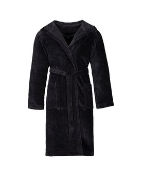 Unisex Bademantel TEXAS Schwarz schwarz M baby