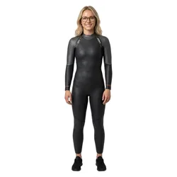 Active-flex Woman Long Sleeve Neoprene Wetsuit Black / Orange XL Women