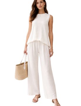 PANTALONE Donna ELEH GAMBA LARGA