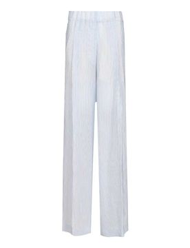 Pantaloni a gamba larga a righe