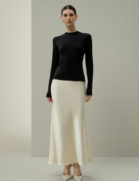 Top Maniche Lunghe Jersey Silk Breeze XL - Elegante, Traspirante e Leggera in Seta-Mix