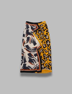 Juanita two print midi skirt