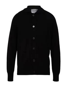 Strickjacke Herren Schwarz M Herren - AMARANTO - FashionsVida