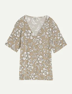 Blusenshirt Beige 46 - Tom Tailor Casual - FashionsVida