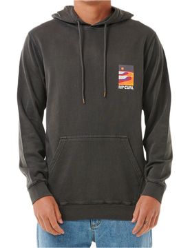 Surf revival lined up sudadera hombre Negro (S)