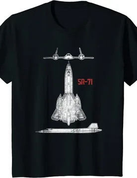 US Air Force Military Aircraft SR-71 Blackbird Pilot Gift T-Shirt 100% Cotton O-Neck Short Sleeve Casual Mens T-shirt Size S-3XL - Aliexpress - FashionsVida