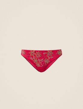 Slip brésilien de bain avec cabochons
