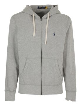 Felpa con cappuccio e zip