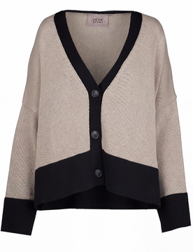 Cardigan - 470280 - Beige/Nero