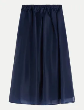 Seidenrock DVISINO Blau 38 - Weekend Max Mara - FashionsVida