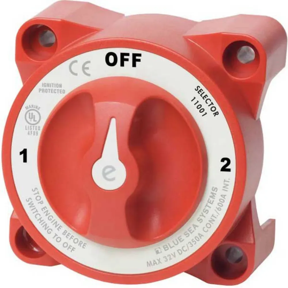 Battery Switch Red / White One Size unisex - Blue Sea Systems - FashionsVida