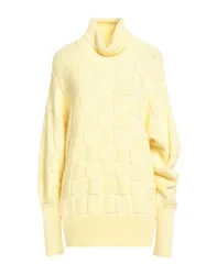 Rollkragenpullover Damen Gelb XS Damen