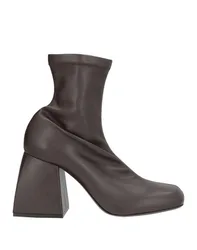 Stiefelette Damen Schokobraun 35,36,37,37.5,38,39,40,41,42 Damen