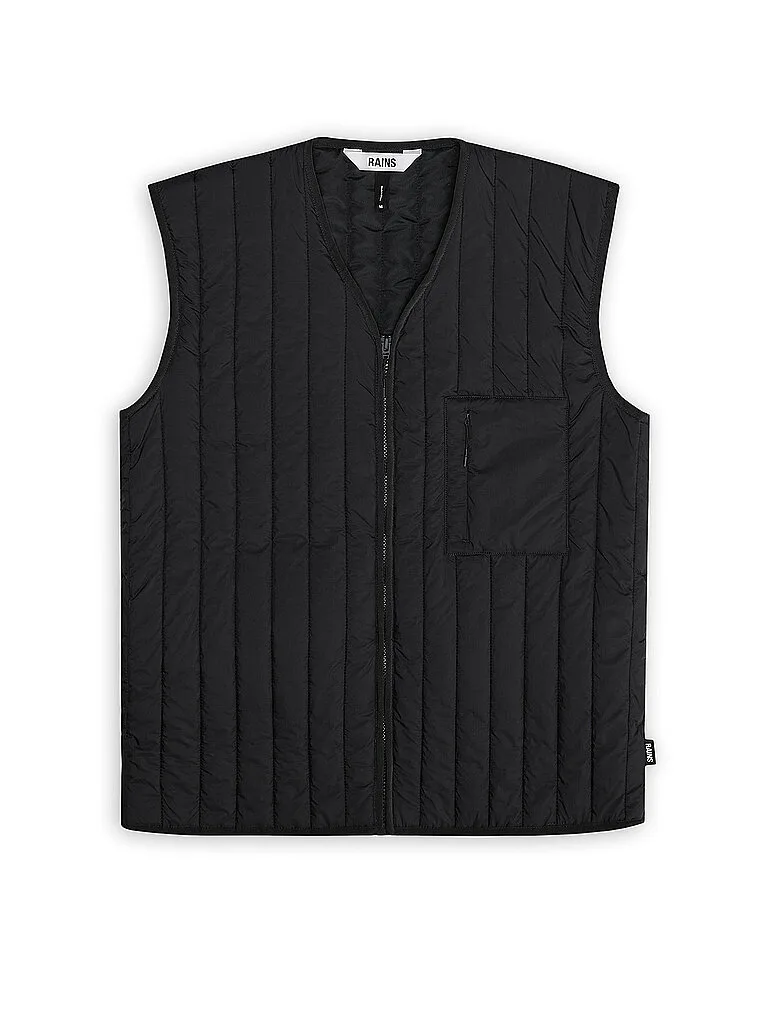 Gilet matelassé BANJA LINER noir M - Rains - FashionsVida