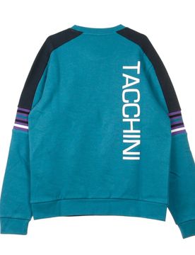 Felpa Girocollo Uomo Daniel Sweater Ocean Depth White