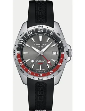 Reloj de hombre DS-X C0474521708101 de acero negro - Certina - FashionsVida