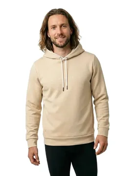 Felpa Con Cappuccio Essential Stone Beige L