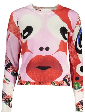 Damen Langarmshirt Rosa 23SWJF20_ROSA_3049