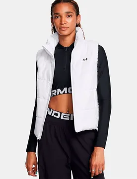 Lightweight Insulated Vest White / Black M Women - Under armour - FashionsVida