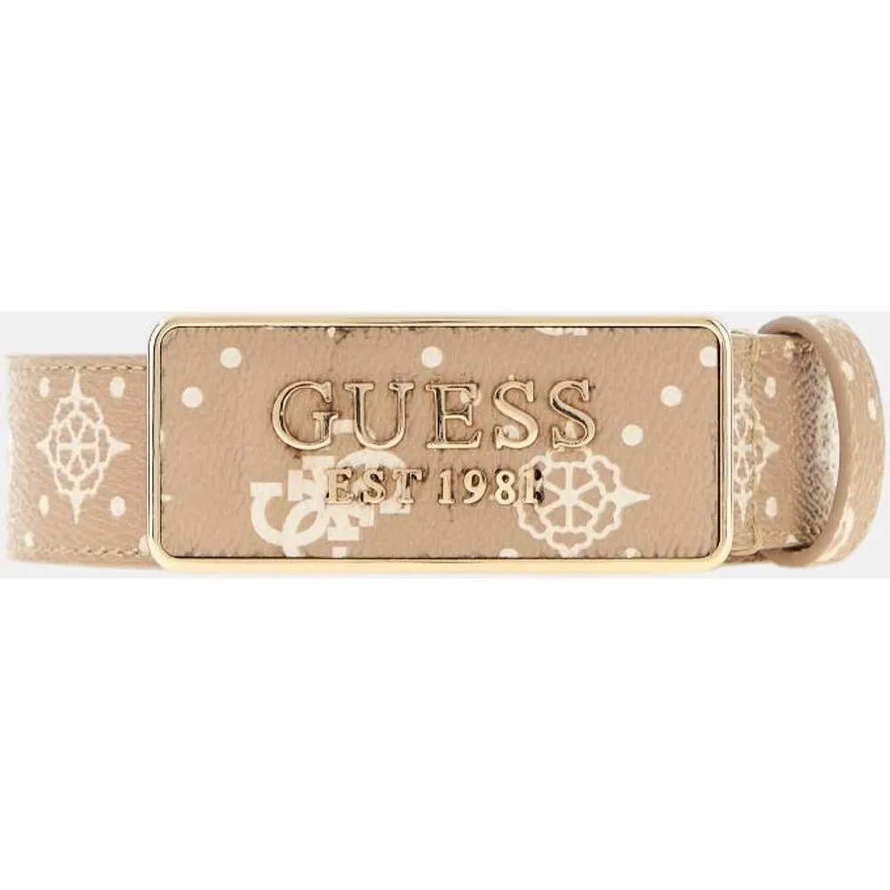 Cinturón de mujer no ajustable con hebilla logotipo - Guess - FashionsVida
