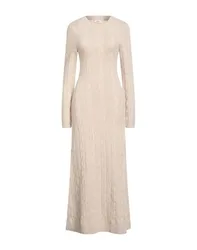 Maxi-Kleid Damen Beige 32,34,36,38,40 Damen