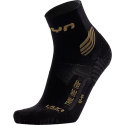 Run Trail One Grip Socks Black / Olive UK 6-7.5 Men