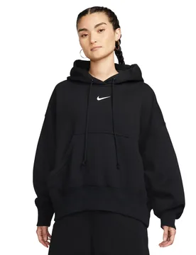 Oversize-Hoodie für Damen Phoenix Fleece - Noir - female - Size: XL - Nike - FashionsVida