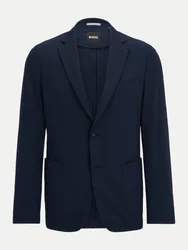 Black Slim-Fit Baukasten Sakko Hanry Blau 52