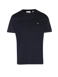 Camiseta de corte regular azul oscuro XXL