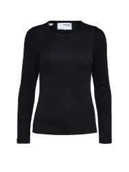 Camiseta de manga larga SLFDIANNA negro XL
